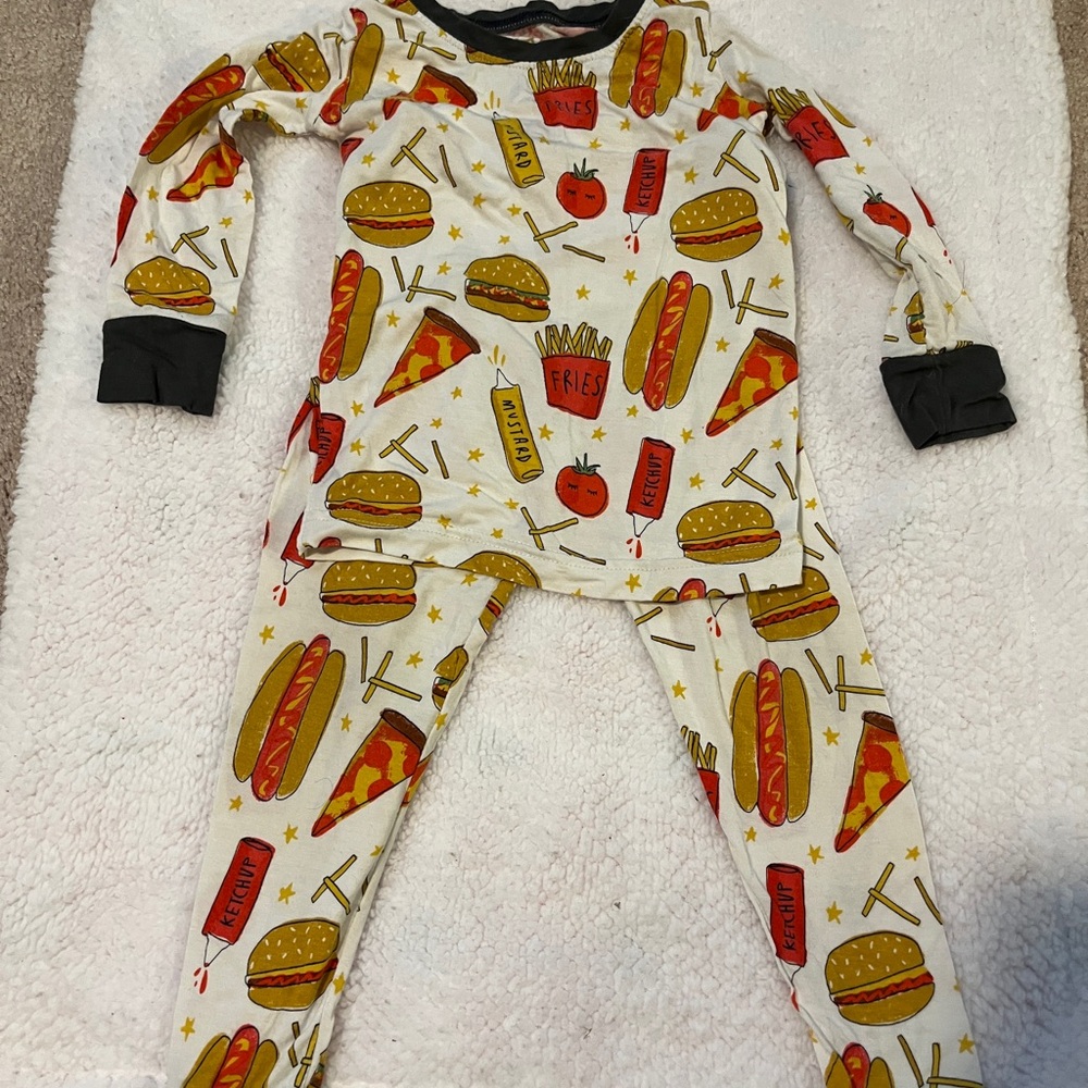 Little Sleepies Fast Food 2 piece pj set
